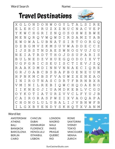 Word Search Puzzles Hard