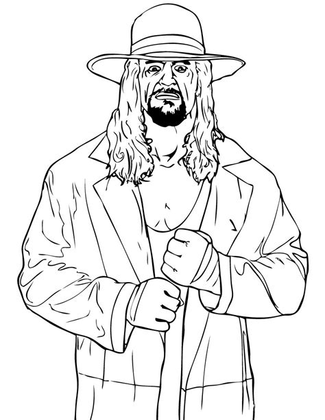 Wwe Color Pages