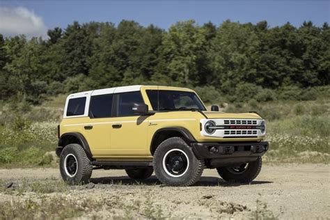 Yellow Ford Bronco