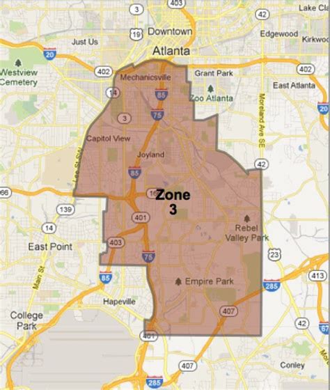 Zone 3 Atlanta